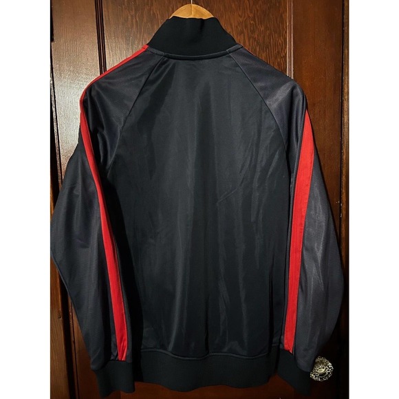 FCB BARCELONA SOCCER JACKET FOOTBALL FULL ZIP TRACK ACTIVE LARGE L - Picture 4 of 6